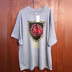 Game of Thrones, House of the Dragon, Men's XXL Shirt. New